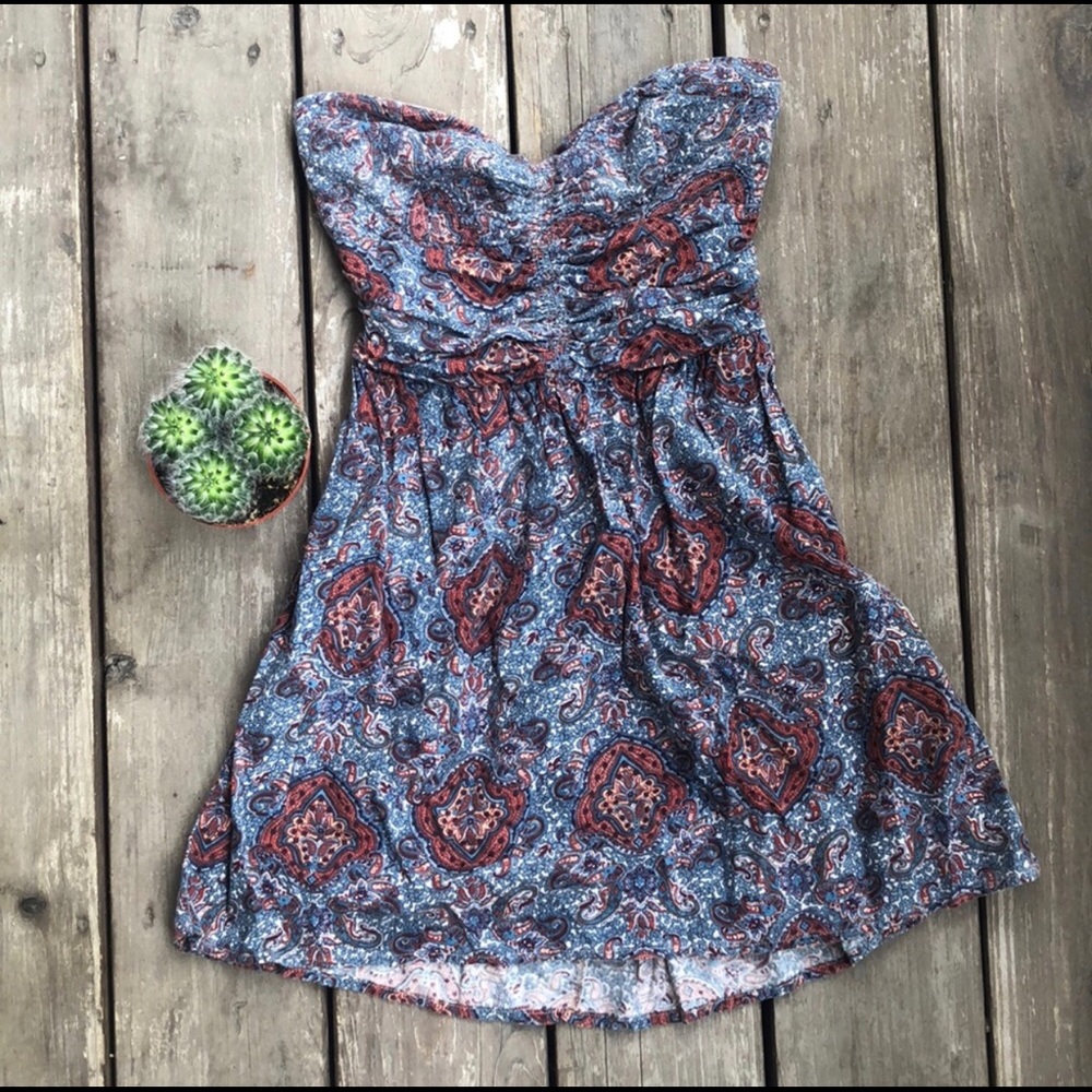Band of Gypsies Strapless Dress